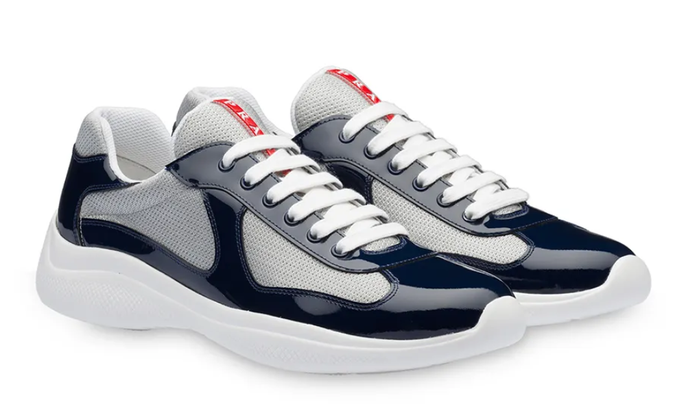 Prada America's Cup low-top sneakers "Royal Blue Silver" - 