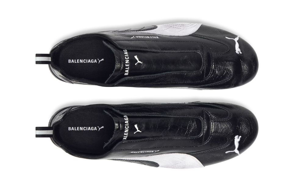 Balenciaga x Puma Speedcat Leather 'Black/  White' -