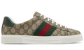 Gucci Ace 'GG Crystal Canvas - Beige' -