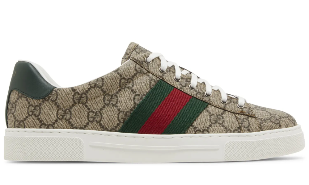 Gucci Ace 'GG Crystal Canvas - Beige' -