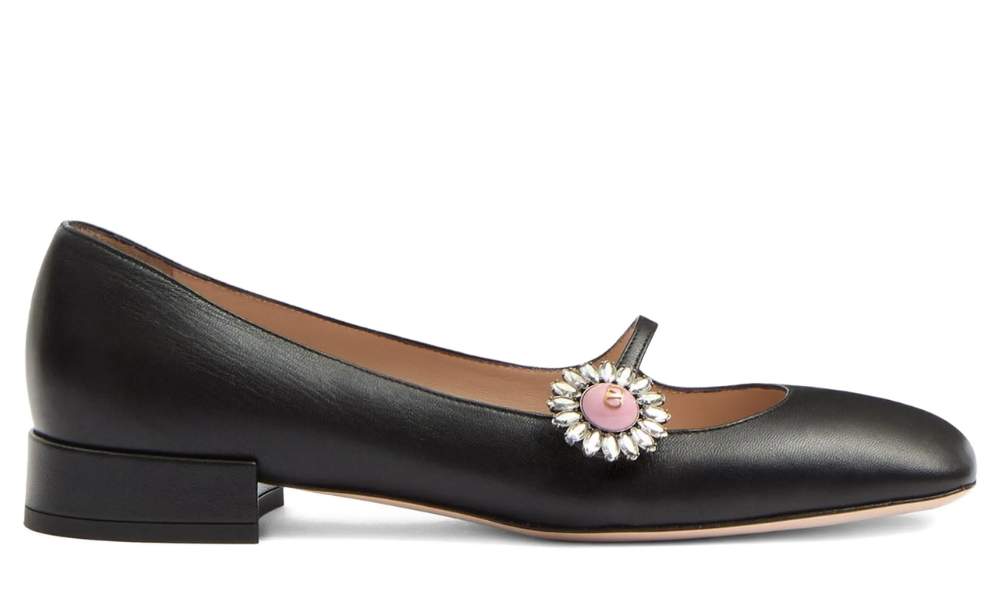 Valentino Garavani 20mm Mary Jane ballerina "Black" - 