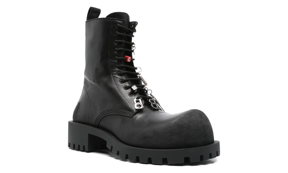 Balenciaga Hummer lace-up boots "Black" - 