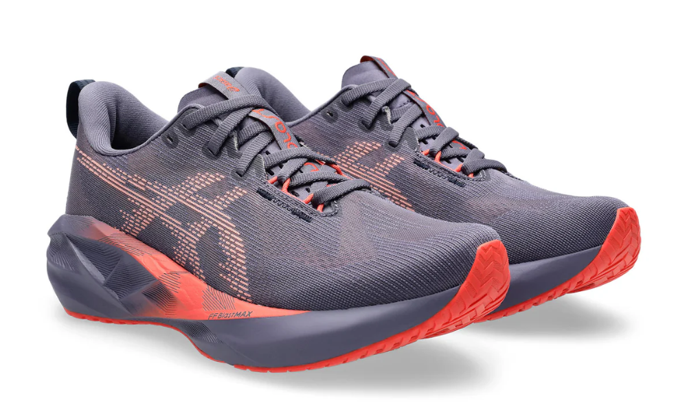 Asics Novablast 5  'Greyish Purple/Coral Reef' -