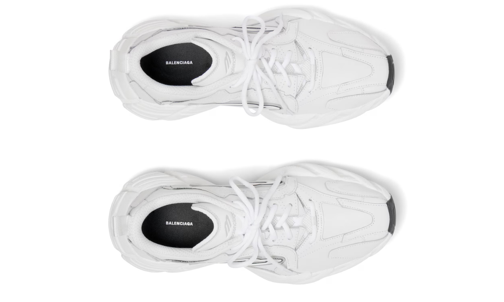 Balenciaga Monday Shoe "White/Black/Grey" - 