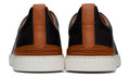 ZEGNA Black & Brown Deerskin Triple Stitch Sneakers - ARABIA LUXURY