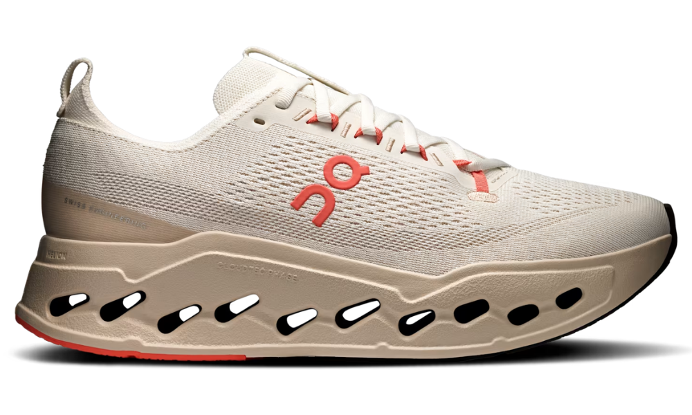 On Cloudsurfer Max 'Ivory | Salmon' -