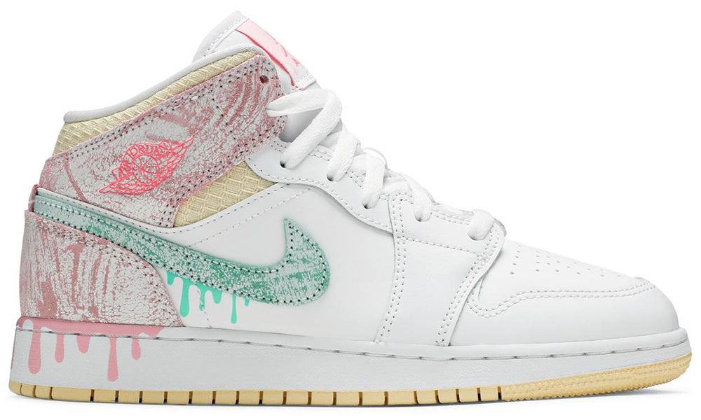 Air Jordan 1 Mid SE GS 'Ice Cream' - ARABIA LUXURY