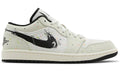 Air Jordan 1 Low 'Brushstroke Swoosh - Paint Splatter' - ARABIA LUXURY