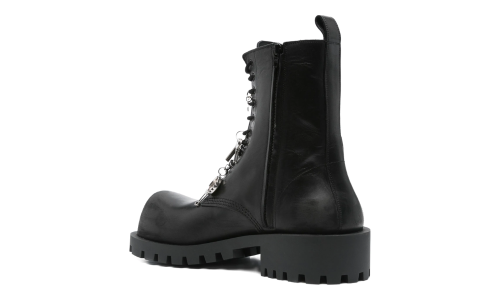 Balenciaga Hummer lace-up boots "Black" - 