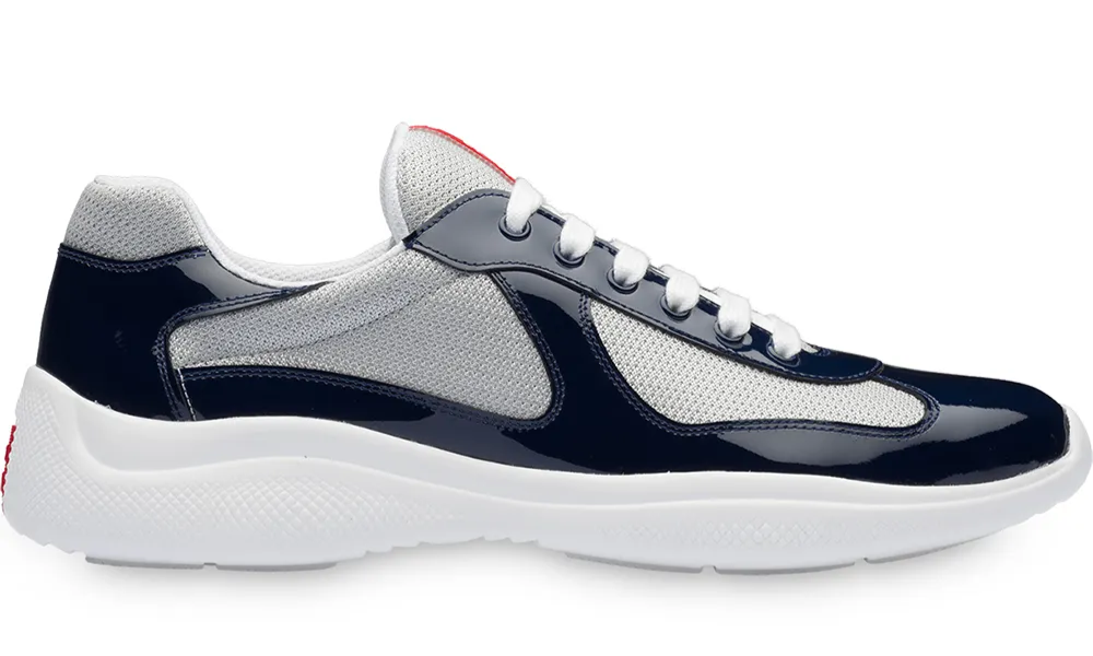 Prada America's Cup low-top sneakers "Royal Blue Silver" - 