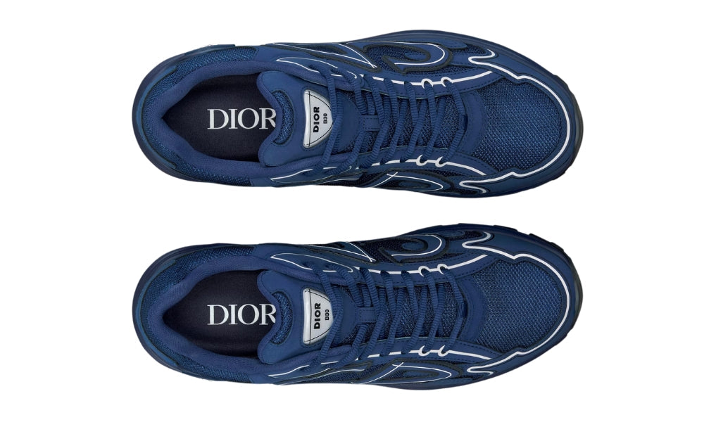 Dior B30 Dark Blue Knit And Technical Fabric - ARABIA LUXURY