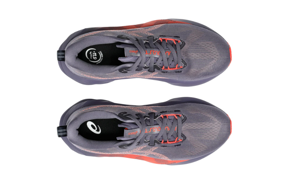 Asics Novablast 5  'Greyish Purple/Coral Reef' -