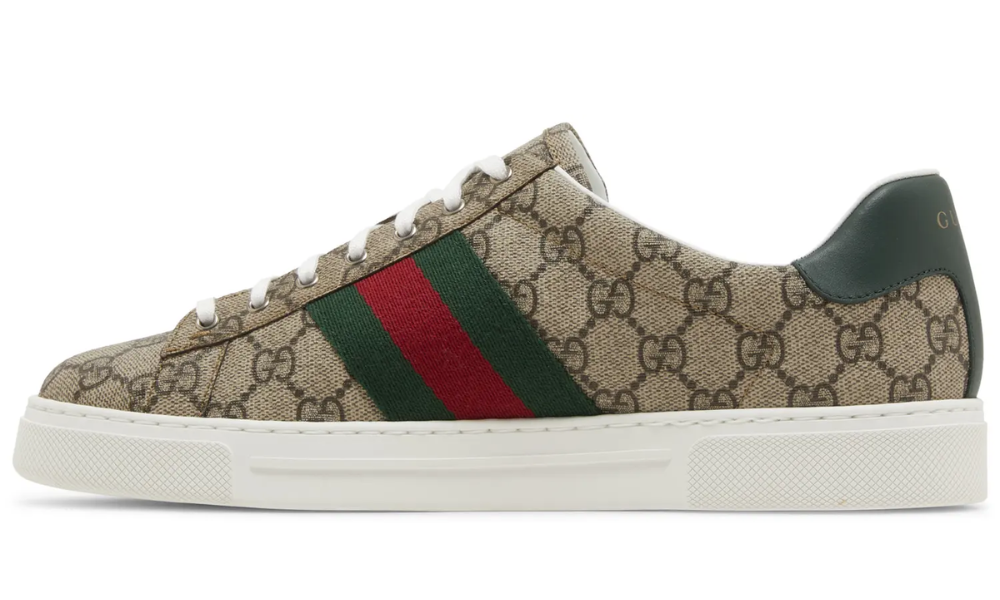 Gucci Ace 'GG Crystal Canvas - Beige' -