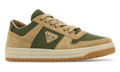 Prada Downtown Delavé Suede and Re-Nylon Sneakers -