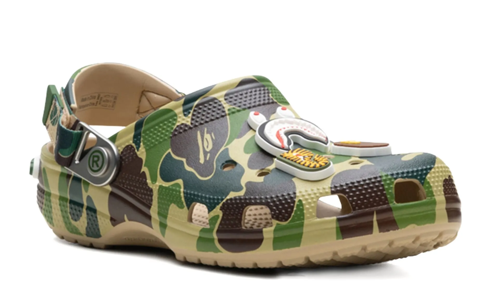 Bape x Crocs Classic Clog 'ABC Camo - Green' -