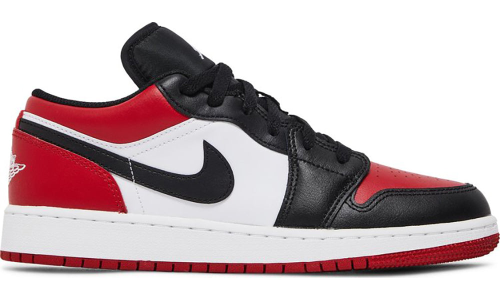 Air Jordan 1 Low GS 'Bred Toe' - ARABIA LUXURY