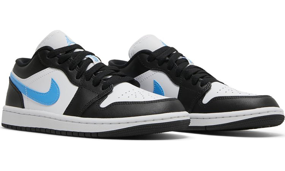 Air Jordan 1 Low 'Black University Blue' - ARABIA LUXURY