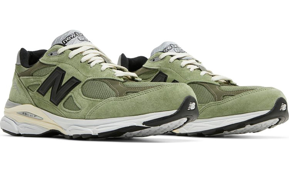 JJJJound x New Balance 990v3 Made in USA 'Olive' - ARABIA LUXURY