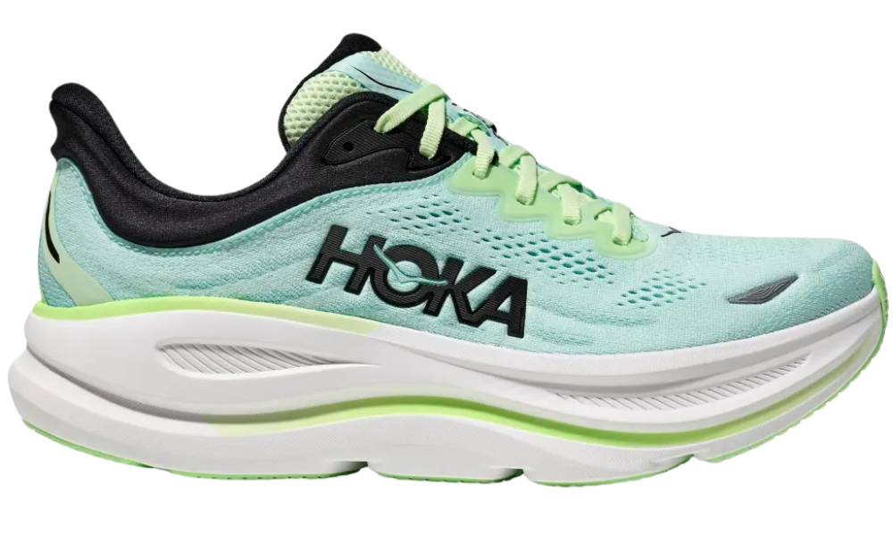 Hoka Bondi 9 "luna moth / blue spark" - 