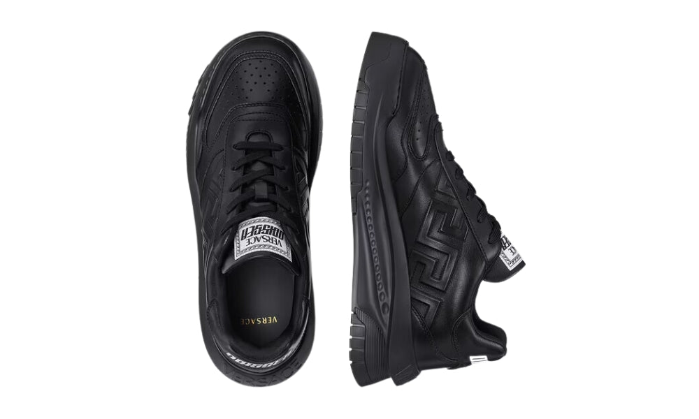 Versace Greca Odissea Sneakers  'Black' - ARABIA LUXURY