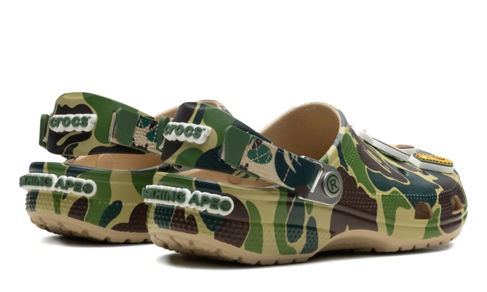 Bape x Crocs Classic Clog 'ABC Camo - Green' -