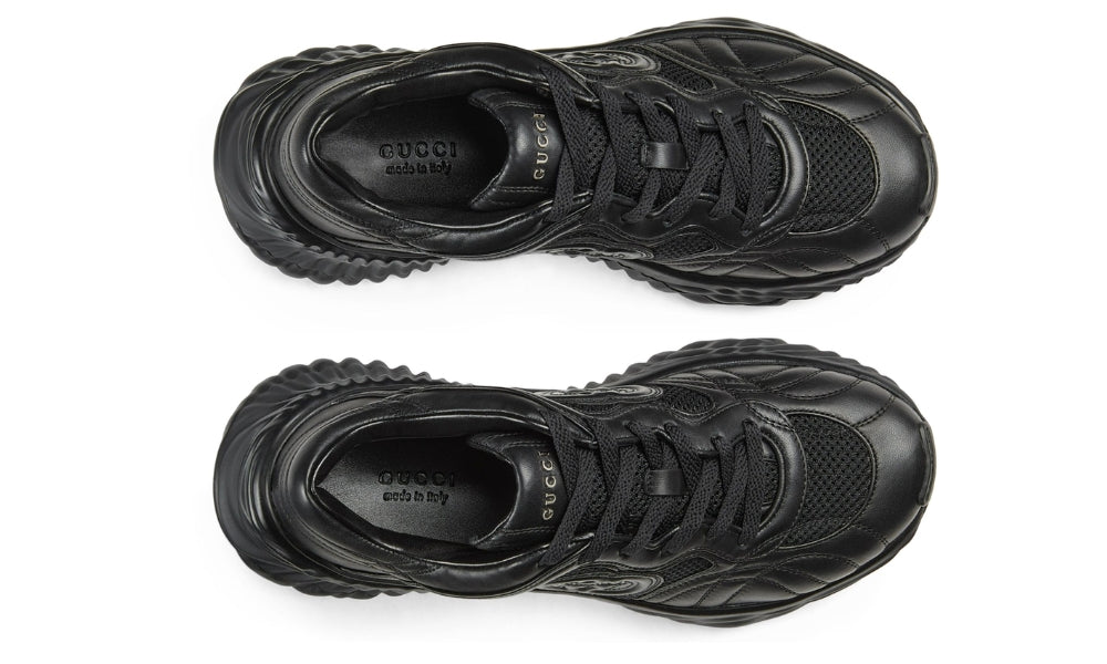 Gucci Interlocking G sneaker "Black" - ARABIA LUXURY