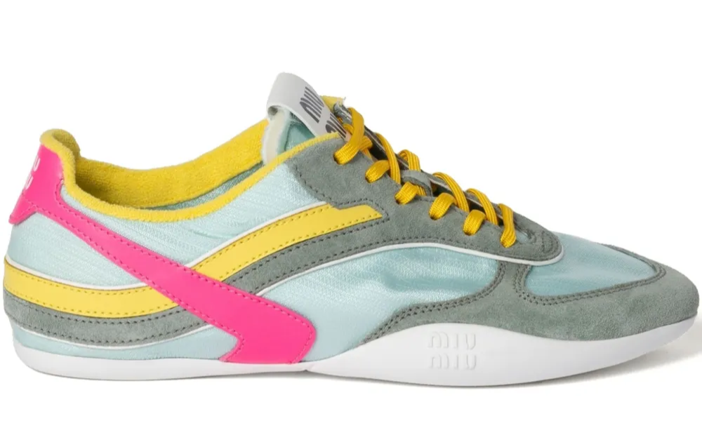 Miu Miu Gymnasium sneakers "Aqua Blue" - 