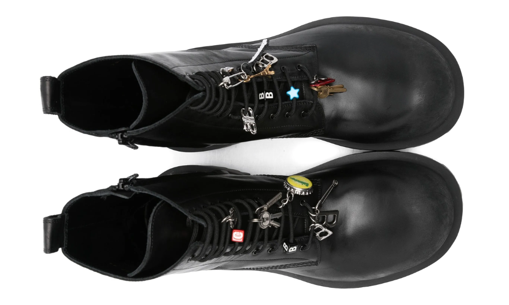 Balenciaga Hummer lace-up boots "Black" - 