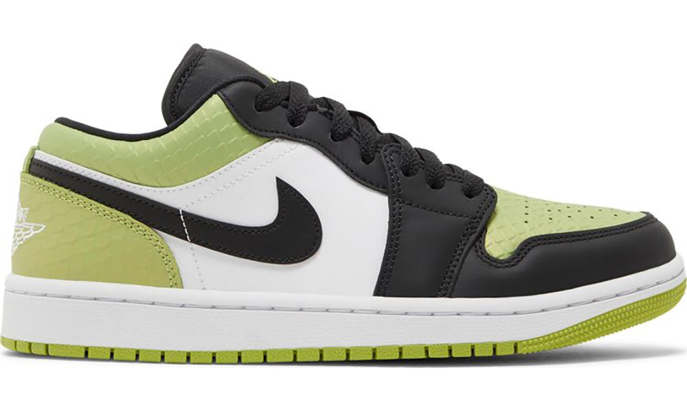 Air Jordan 1 Low SE 'Vivid Green Snakeskin' - ARABIA LUXURY