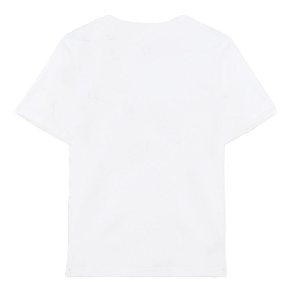 Burberry Long-Sleeve Logo Oversized T-Shirt White