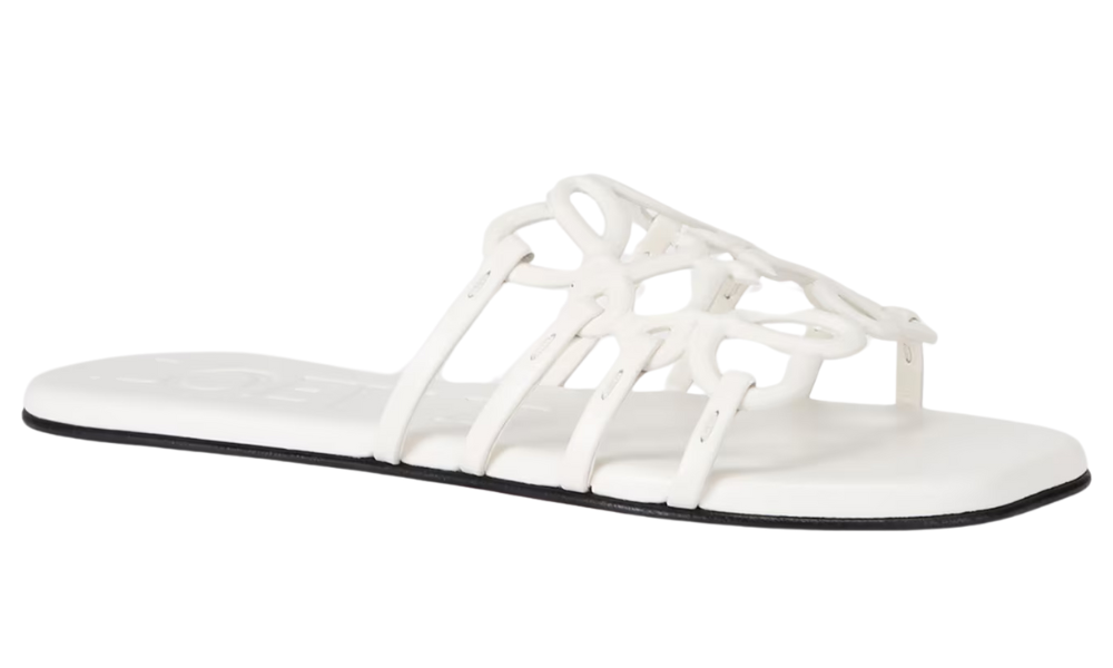 Loewe Petal Anagram slides "White" - 