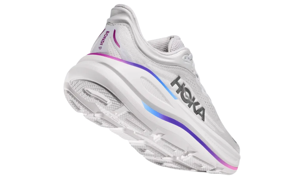 Hoka Bondi 9 "cosmic grey / white" - 