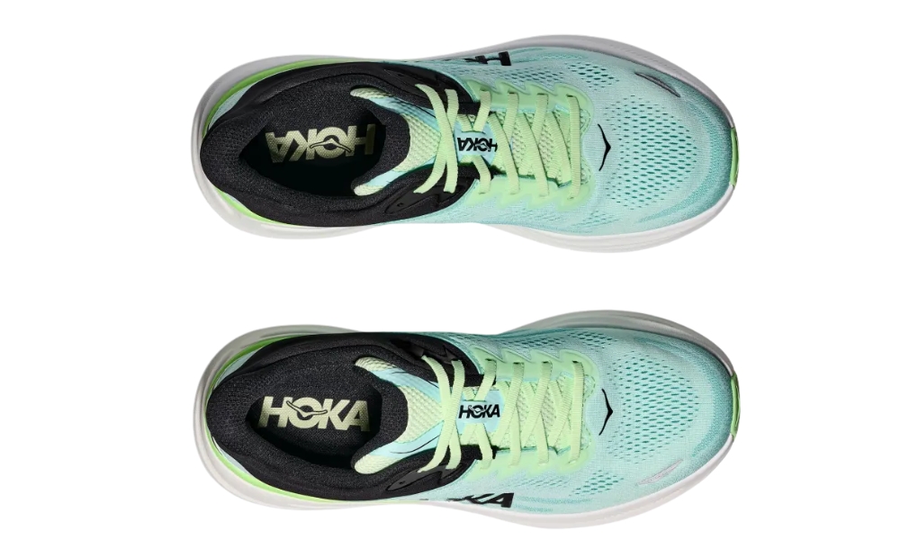 Hoka Bondi 9 "luna moth / blue spark" - 