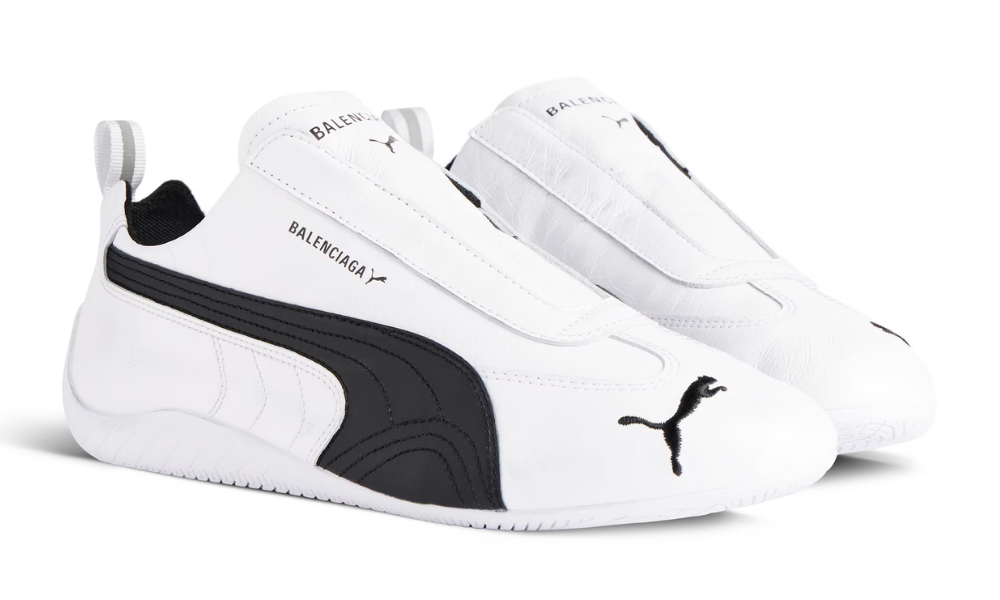 Balenciaga x Puma Speedcat Leather 'White / Black' -