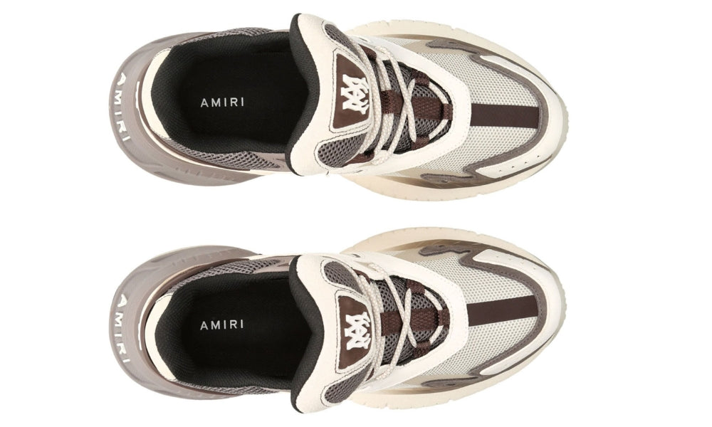 AMIRI  Leather MA Runner Sneakers "Brown/Oth" - ARABIA LUXURY