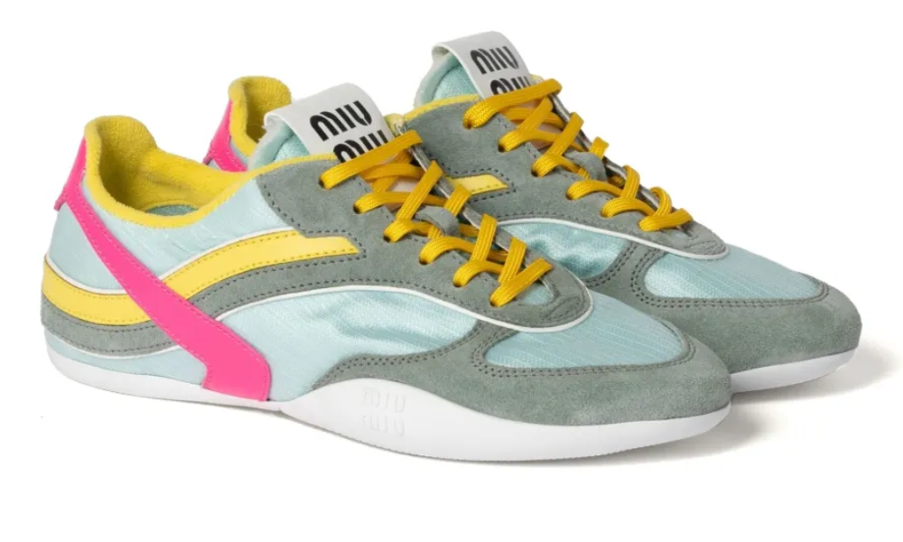 Miu Miu Gymnasium sneakers "Aqua Blue" - 