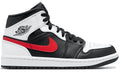 Air Jordan 1 Mid Black Chile Red White - ARABIA LUXURY