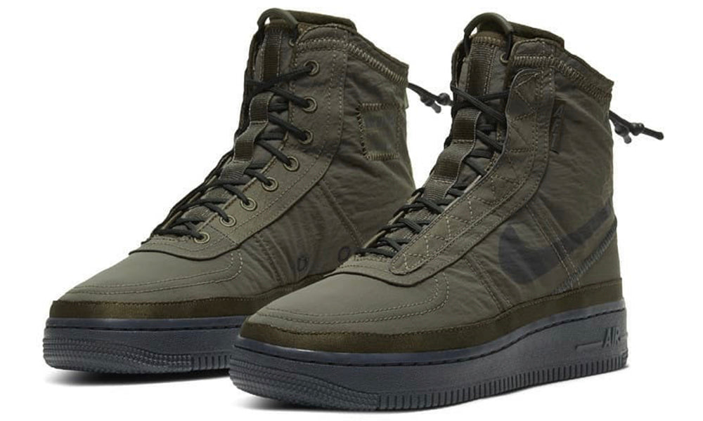 Nike Air Force 1 High Shell "Cargo Khaki" - ARABIA LUXURY