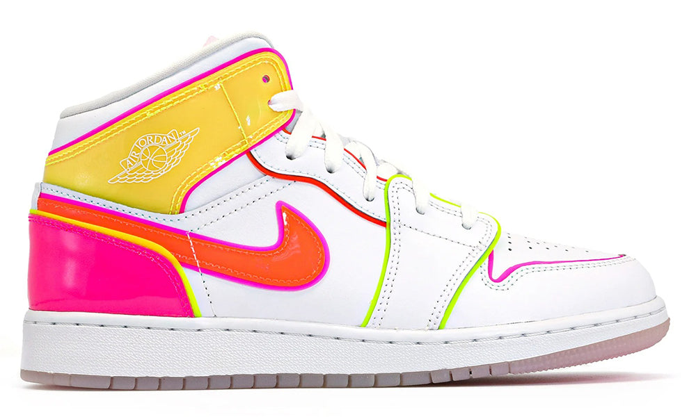 Air Jordan 1 Mid GS "Edge Glow" - ARABIA LUXURY