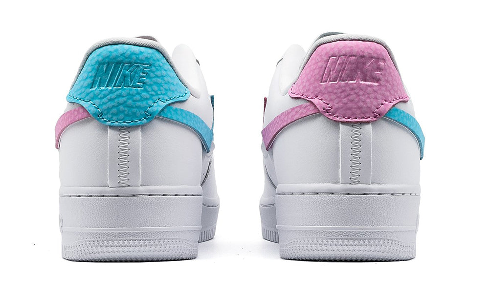 HOT Nike Sneaker Nike Air Force One Bleu Et Rose Nike Air Force