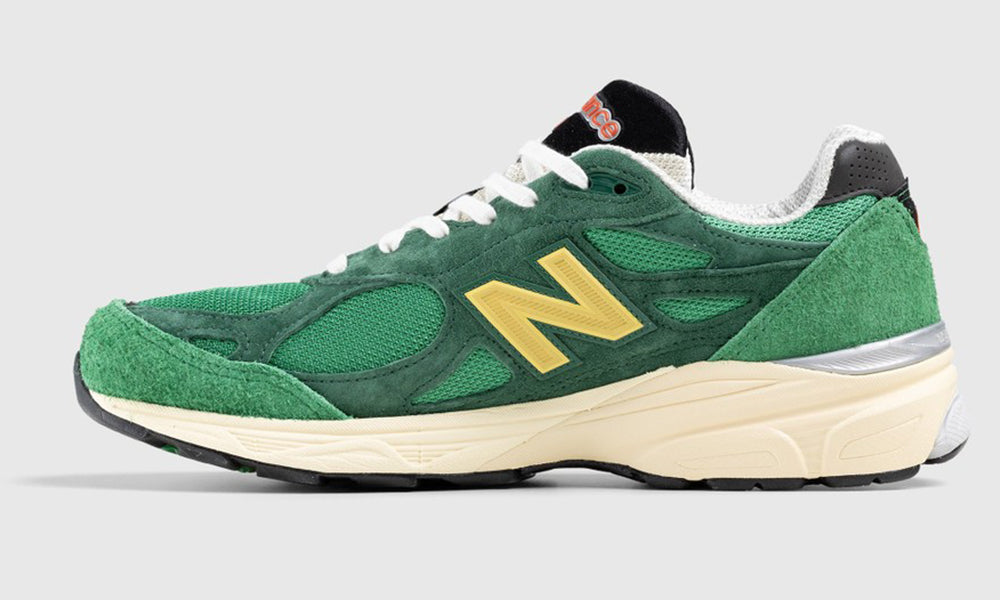 New balance m990 green best sale