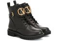 Valentino Garavani VLOGO leather ankle boots - ARABIA LUXURY