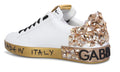 DOLCE & GABBANA Logo Patch Sneakers - ARABIA LUXURY