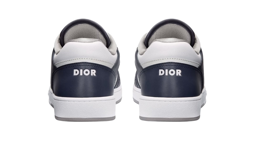 Dior B27 Smooth Calfskin With Dior Oblique Jacquard Deep Blue - ARABIA LUXURY