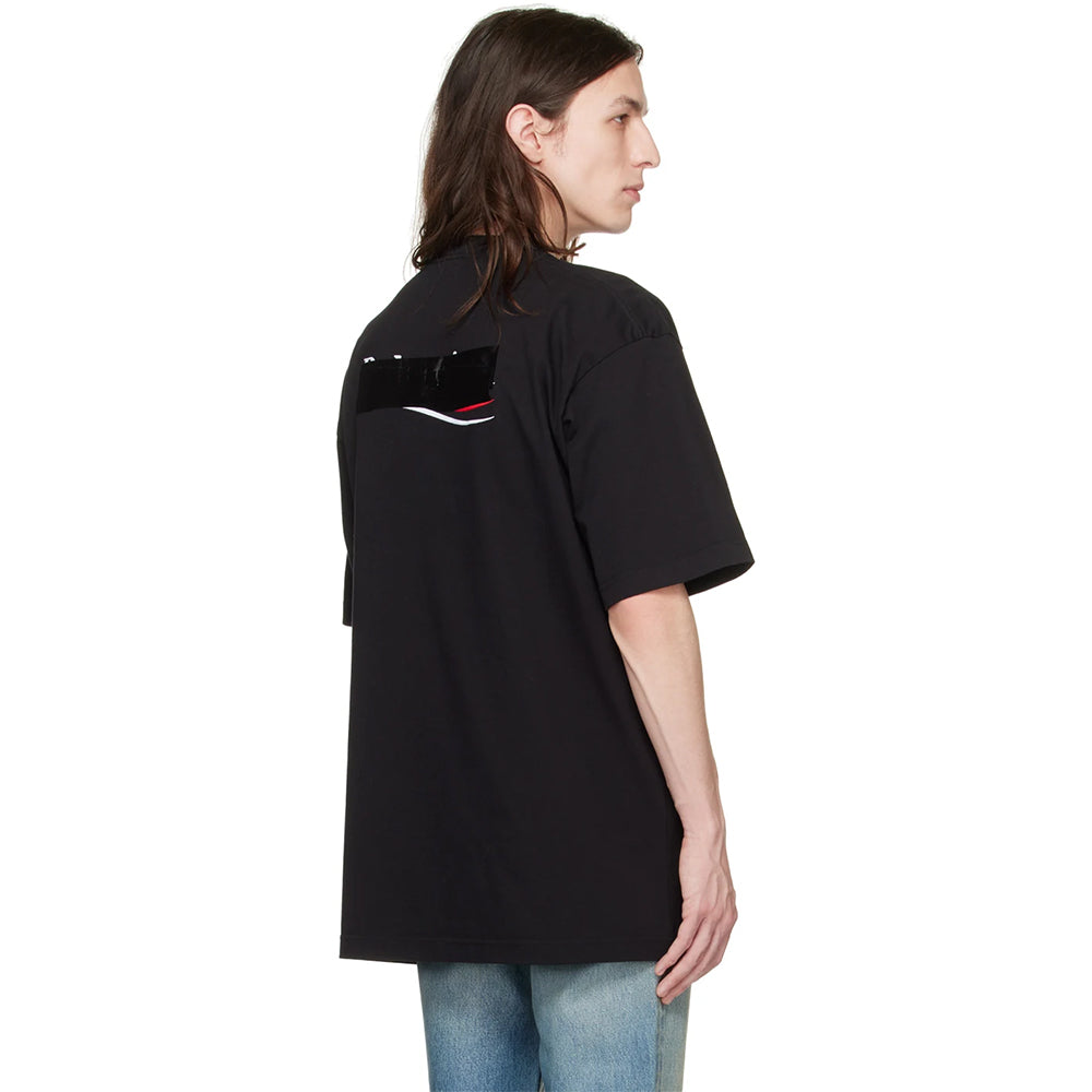 Copy of BALENCIAGA Ecru cotton oversize T-shirt 'Black'