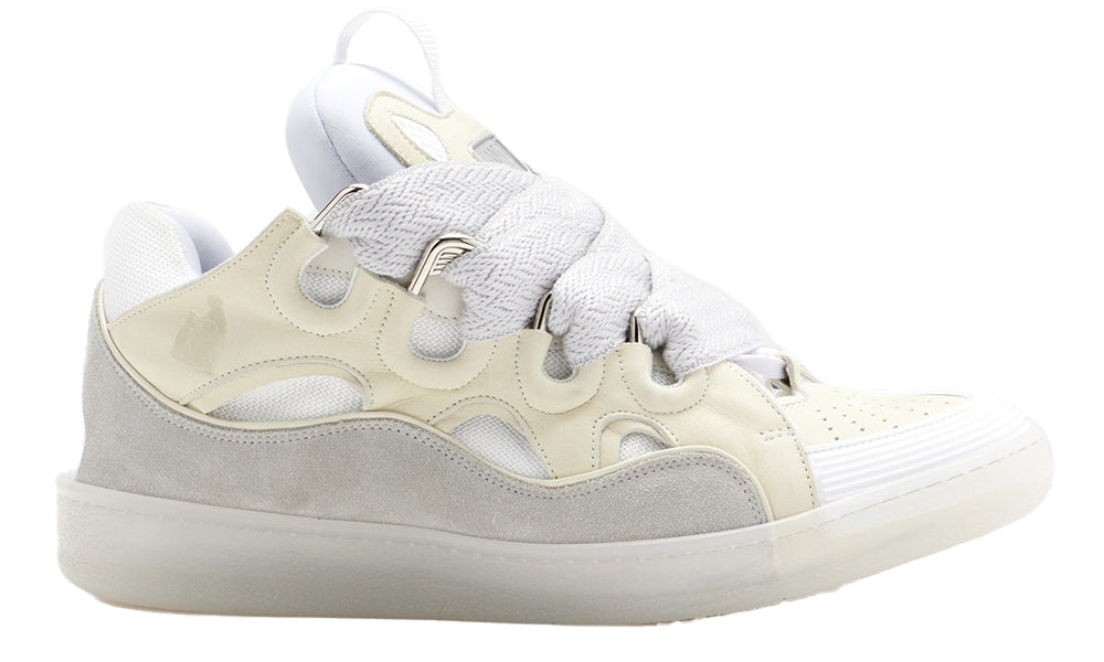 Lanvin Leather Curb Sneakers