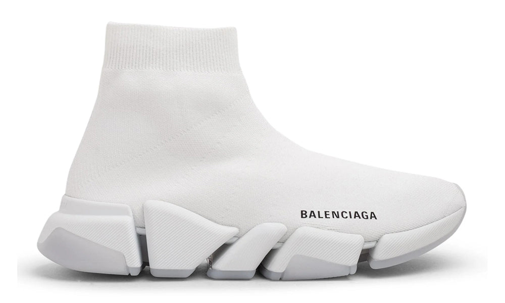 Balenciaga Speed 2.0 Lt Sneakers In White - ARABIA LUXURY