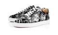 Christian Louboutin Seavaste Orlata Patent Nicograf Black/White - ARABIA LUXURY