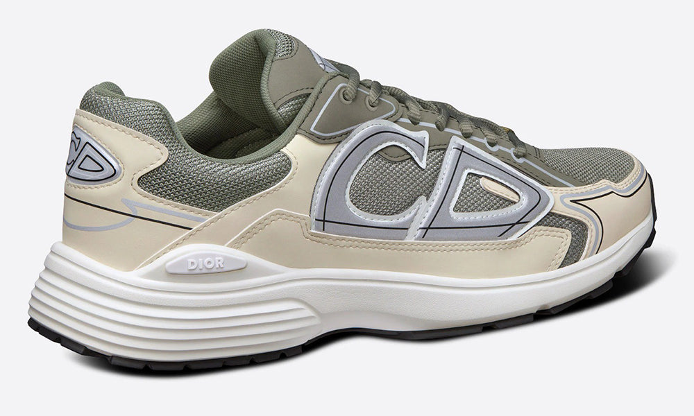 DIOR B30 SNEAKER "Olive Mesh and Cream Technical Fabric" - ARABIA LUXURY