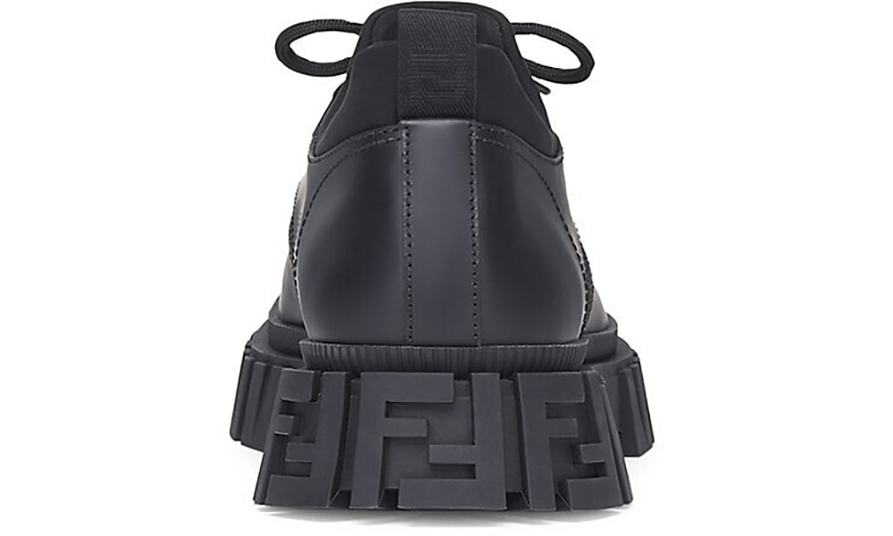 Fendi Leather Double F Oxford Shoes - ARABIA LUXURY